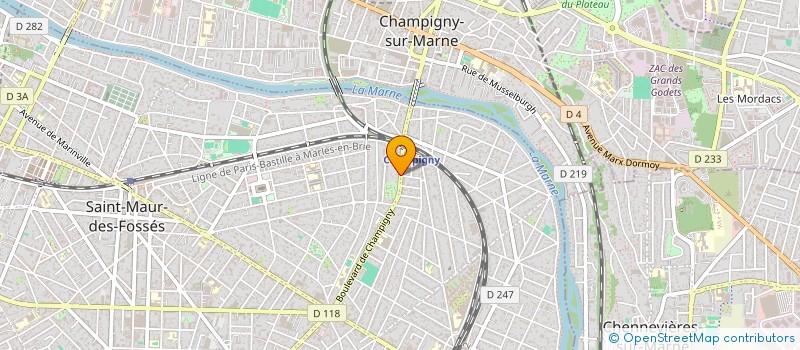 localisation de l'entreprise SCI DU 35 RUE DE DOUAI à SAINT-MAUR-DES-FOSSES