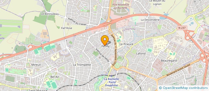 localisation de l'entreprise SCI DU 35 RUE DE LIGNON  LA ROCHELLE