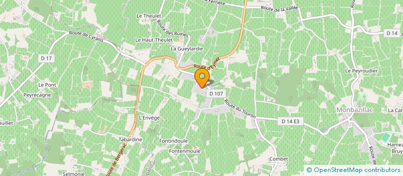 localisation de l'entreprise SCI DU 35 RUE NEUVE D'ARGENSON  MONBAZILLAC