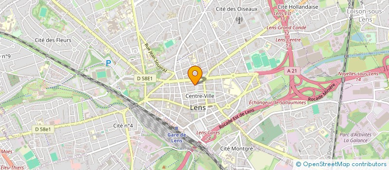 localisation de l'entreprise SCI DU 35 RUE PASTEUR  LENS