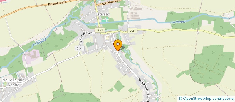 localisation de l'entreprise SCI DU 35 RUE SIMON  DESJARDINS  ESTISSAC