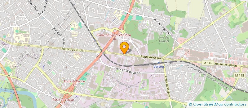 localisation de l'entreprise SCI DU 355 RTE DE CLISSON à SAINT-SEBASTIEN-SUR-LOIRE