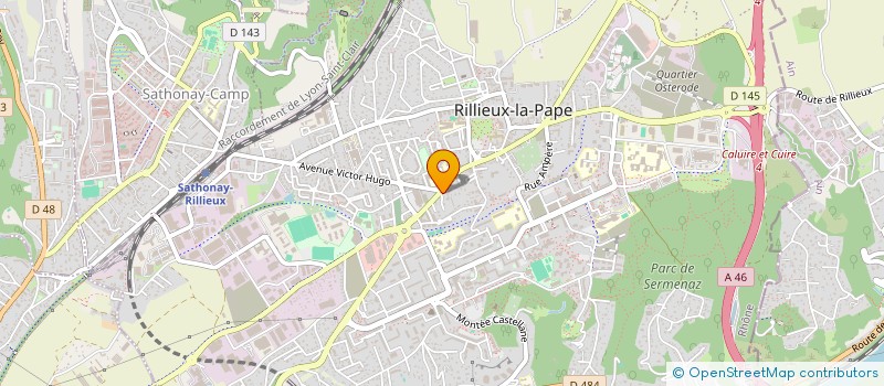 localisation de l'entreprise SCI DU 3591 ROUTE DE STRASBOURG  RILLIEUX-LA-PAPE