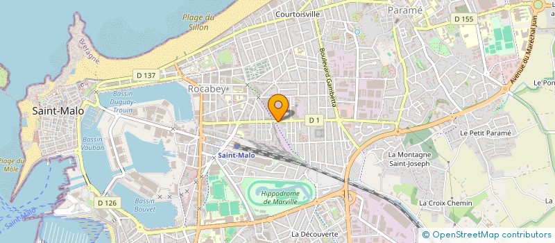 localisation de l'entreprise SCI DU 36 AVENUE ARISTIDE BRIAND A SAINT MALO  SAINT-MALO