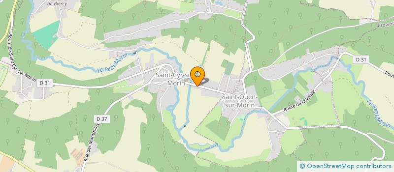 localisation de l'entreprise SCI DU 36 AVENUE DU GENERAL DE GAULLE  SAINT-CYR-SUR-MORIN