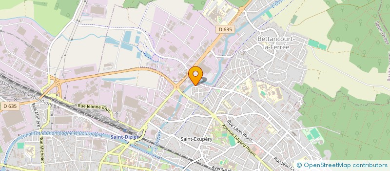 localisation de l'entreprise SCI DU 36 ET 38 RUE LOUIS BREGUET à SAINT-DIZIER