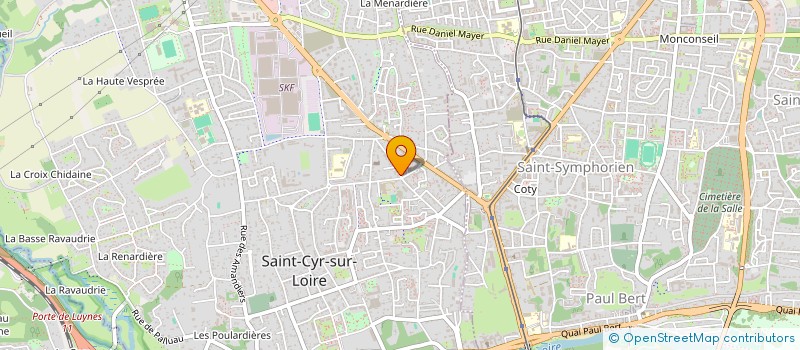 localisation de l'entreprise SCI DU 36 QUAI LOUIS BLERIOT à SAINT-CYR-SUR-LOIRE