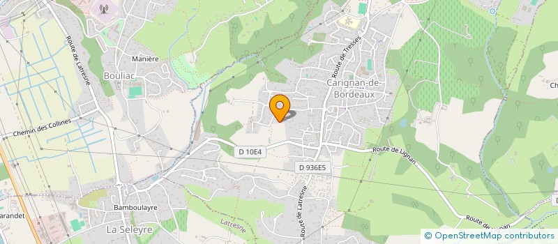 localisation de l'entreprise SCI DU 36 RUE DAUPHINE  CARIGNAN-DE-BORDEAUX
