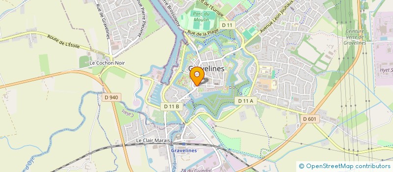 localisation de l'entreprise SCI DU 36 RUE DE CALAIS à GRAVELINES