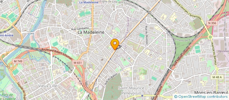 localisation de l'entreprise SCI DU 36 RUE DE JEMMAPES à LA MADELEINE