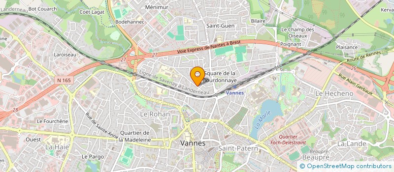 localisation de l'entreprise SCI DU 36 RUE DE METZ à VANNES