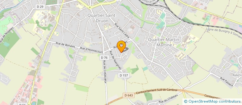 localisation de l'entreprise SCI DU 36 RUE DE NOYON  CAMBRAI