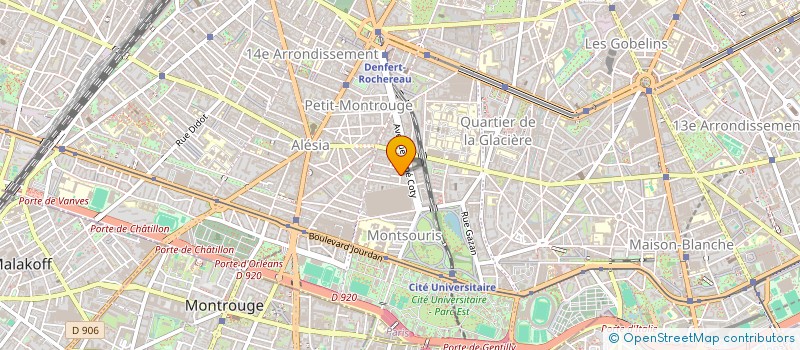 localisation de l'entreprise SCI DU 36 RUE DES ARTISTES 1 G  PARIS