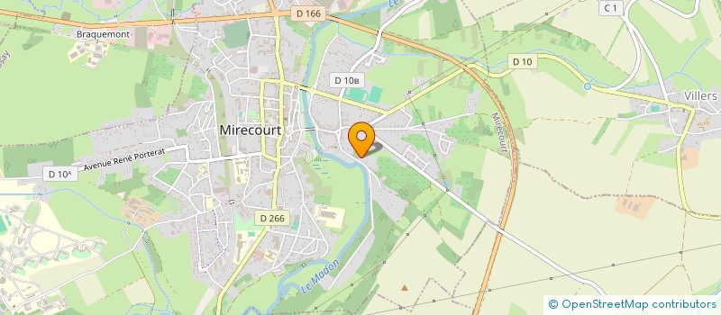 localisation de l'entreprise SCI DU 36 RUE DU 8 MAI 1945  MIRECOURT