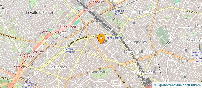 localisation de l'entreprise SCI DU 36 RUE JOUFFROY D'ABBANS  PARIS