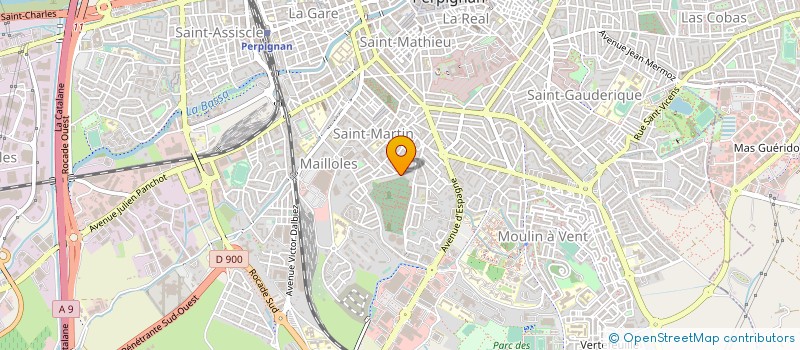 localisation de l'entreprise SCI DU 36 RUE ST SIMON à PERPIGNAN