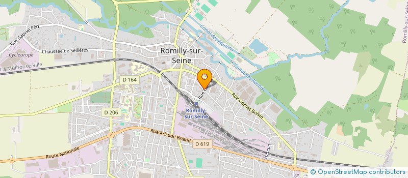 localisation de l'entreprise SCI DU 36 RUE VICTOR HUGO à ROMILLY-SUR-SEINE