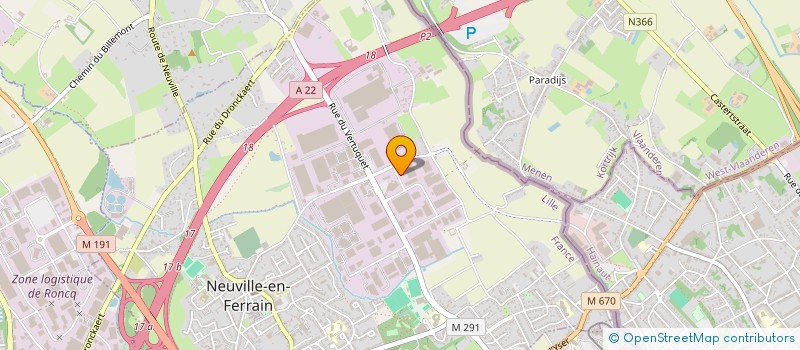 localisation de l'entreprise SCI DU 363 RUE DE GAND à NEUVILLE-EN-FERRAIN