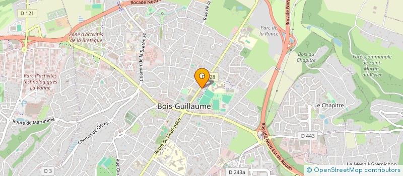 localisation de l'entreprise SCI DU 3634 ROUTE DE NEUFCHATEL à BOIS-GUILLAUME