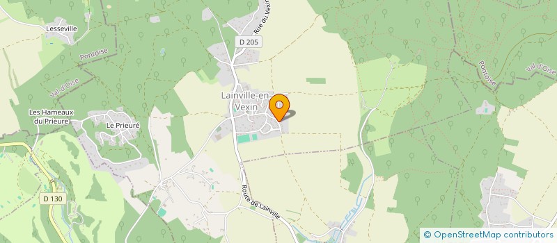 localisation de l'entreprise SCI DU 37  LAINVILLE-EN-VEXIN