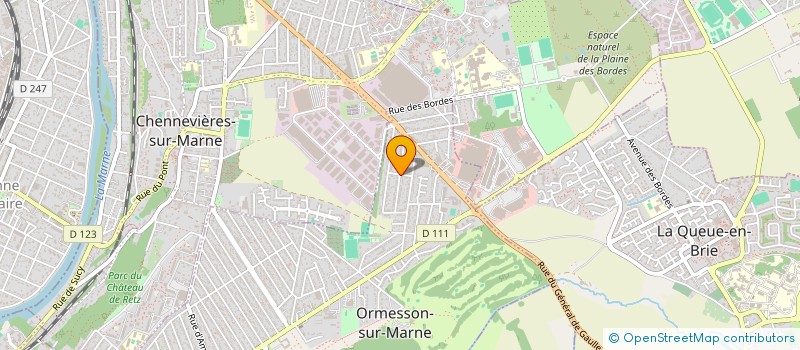 localisation de l'entreprise SCI DU 37 BIS RUE OLIVIER D ORMESSON  ORMESSON-SUR-MARNE