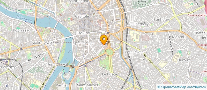 localisation de l'entreprise SCI DU 37 FAUBOURG BONNEFOY  TOULOUSE