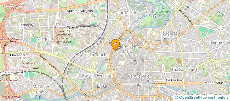 localisation de l'entreprise SCI DU 37 R LEGRAVEREND  RENNES