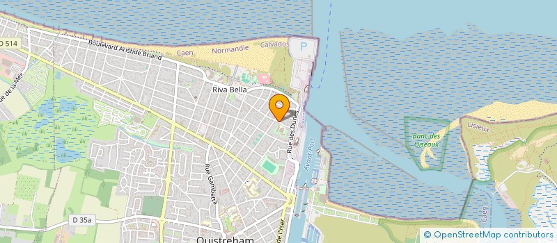 localisation de l'entreprise SCI DU 37 RUE BOIVIN-CHAMPEAUX  OUISTREHAM