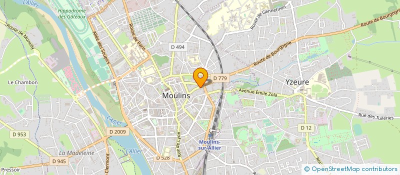 localisation de l'entreprise SCI DU 37 RUE DE BOURGOGNE à MOULINS