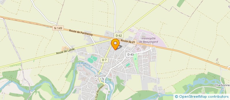 localisation de l'entreprise SCI DU 37 RUE DE LA CUEILLE AU COMTE à VOUILLE