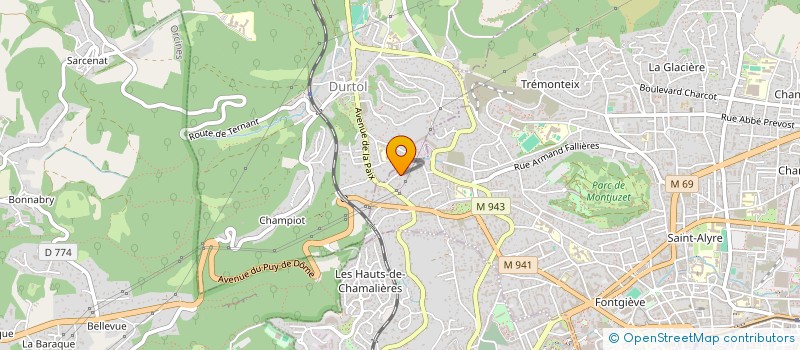 localisation de l'entreprise SCI DU 37 RUE DE RIVALY  CLERMONT-FERRAND