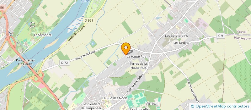 localisation de l'entreprise SCI DU 37 RUE DU CHATEAU D'EAU  VINEUIL