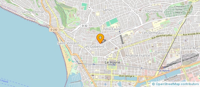 localisation de l'entreprise SCI DU 37 RUE DU MANOIR  LE HAVRE