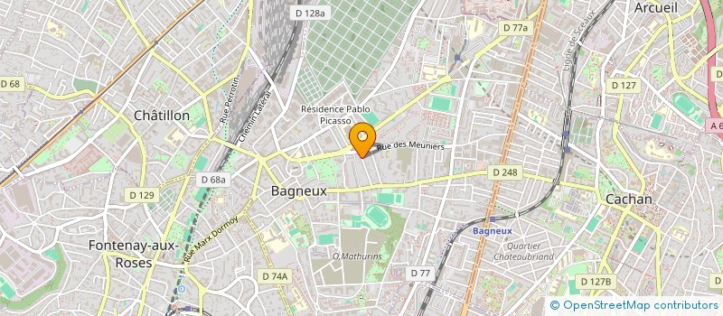 localisation de l'entreprise SCI DU 37 RUE ENGUEHARD à BAGNEUX