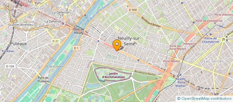 localisation de l'entreprise SCI DU 37 RUE SAINT FERDINAND à NEUILLY-SUR-SEINE
