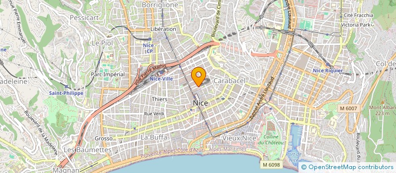 localisation de l'entreprise SCI DU 38 AV MARECHAL FOCH à NICE
