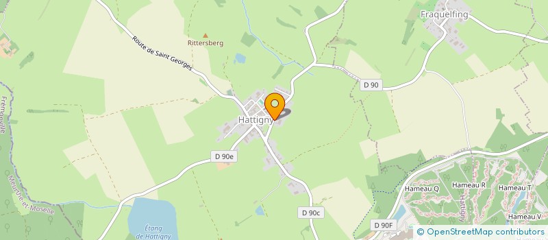 localisation de l'entreprise SCI DU 38 CHARLEMAGNE  HATTIGNY