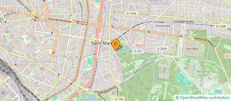 localisation de l'entreprise SCI DU 38 CHAUSSEE DE L'ETANG à SAINT-MANDE