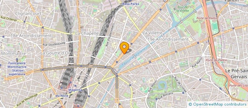 localisation de l'entreprise SCI DU 38 R DE FLANDRE  PARIS