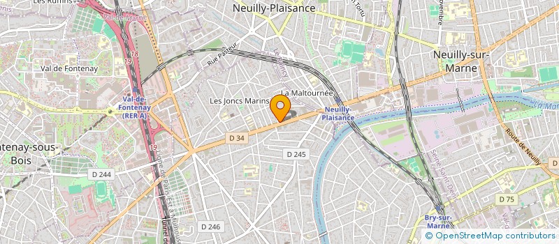 localisation de l'entreprise SCI DU 38 RUE ARISTIDE BRIAND  LE PERREUX-SUR-MARNE