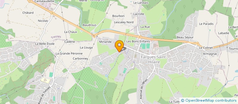 localisation de l'entreprise SCI DU 38 RUE AUGUSTIN DAUREAU  CARIGNAN-DE-BORDEAUX