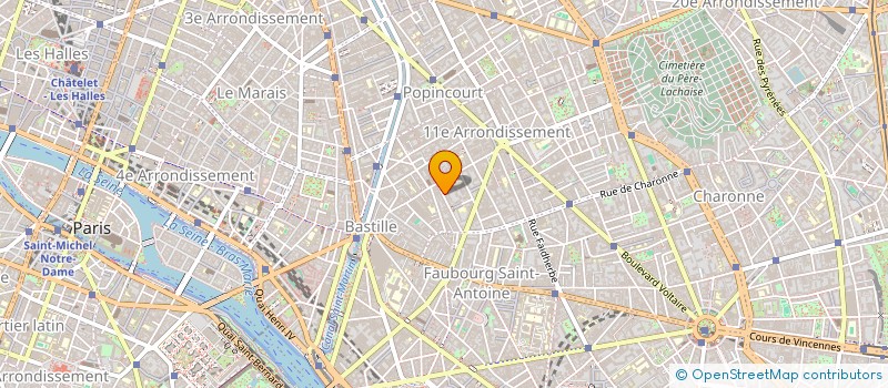 localisation de l'entreprise SCI DU 38 RUE CAMILLE BARRERE  PARIS