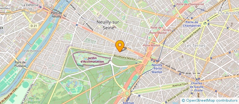 localisation de l'entreprise SCI DU 38 RUE CHARLES LAFFITTE à NEUILLY-SUR-SEINE