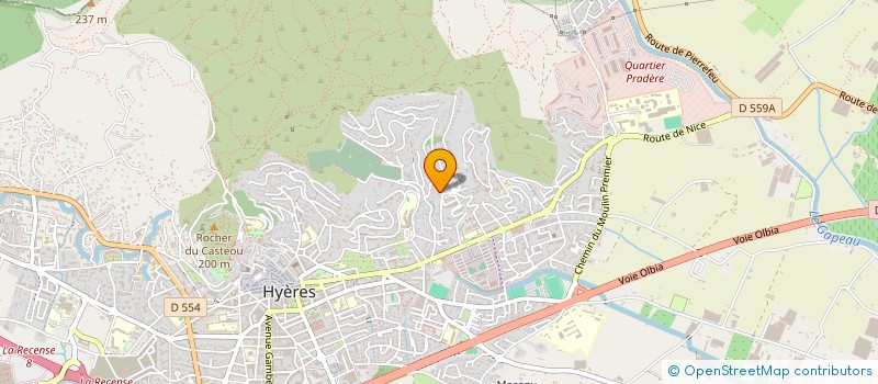 localisation de l'entreprise SCI DU 38 RUE DE WISSOUS à HYERES