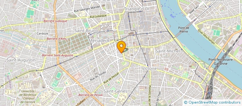 localisation de l'entreprise SCI DU 38 RUE DELURBE  BORDEAUX