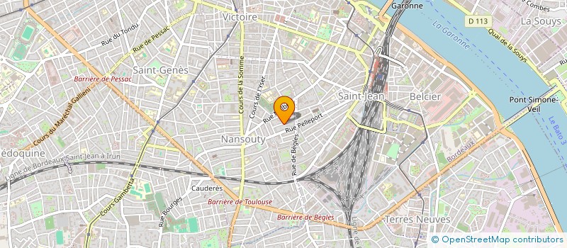 localisation de l'entreprise SCI DU 38 RUE ROGER MIRASSOU  BORDEAUX