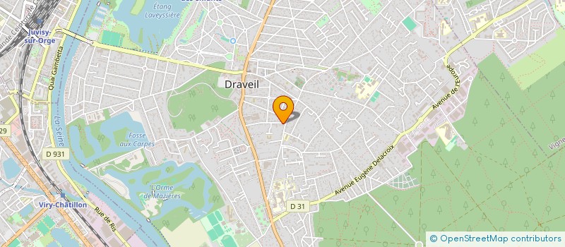 localisation de l'entreprise SCI DU 38 RUE TAMPONNET à DRAVEIL