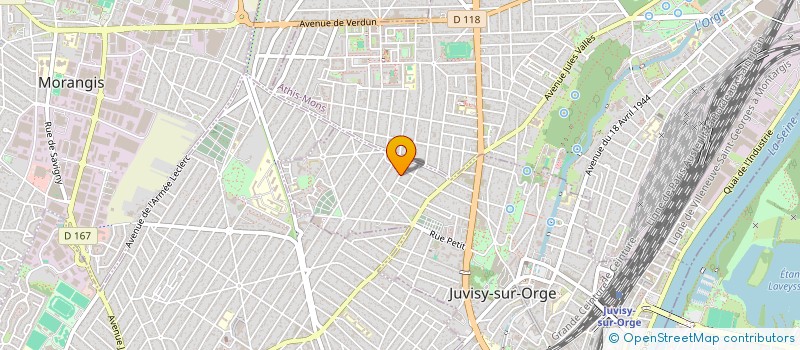 localisation de l'entreprise SCI DU 39 AVENUE DE LA SOLIDARITE à JUVISY-SUR-ORGE