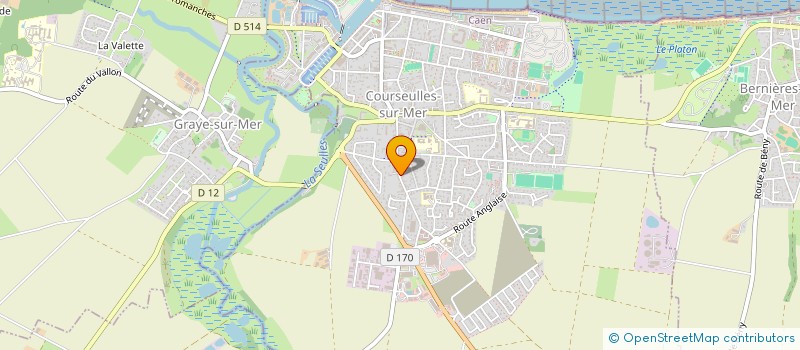 localisation de l'entreprise SCI DU 39 RUE DE L'EGLISE COURSEULLES à COURSEULLES-SUR-MER