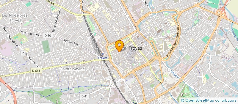 localisation de l'entreprise SCI DU 39 RUE DE LA CITE à TROYES